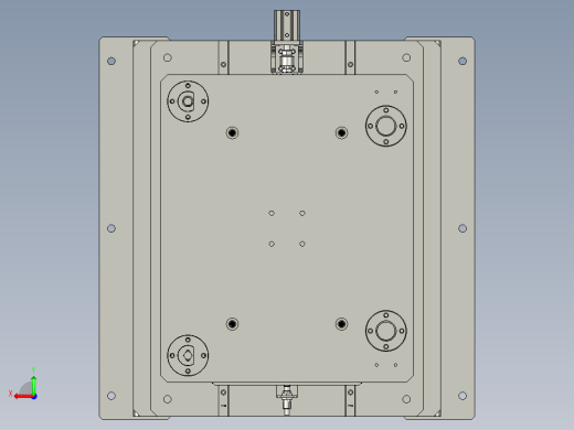 02缸套顶升定位系统-双气缸后视缩略图