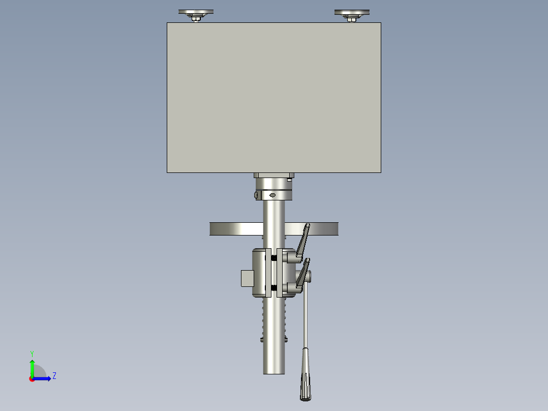 研磨圆形零件机左视图