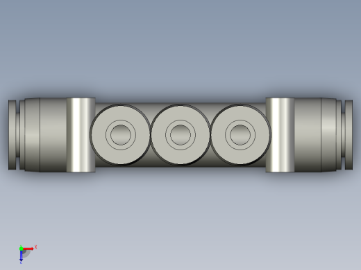 PKG8-6-5通接头-亚德客俯视缩略图