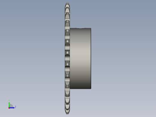滚轮清洗机-25B-30齿-d15左视缩略图