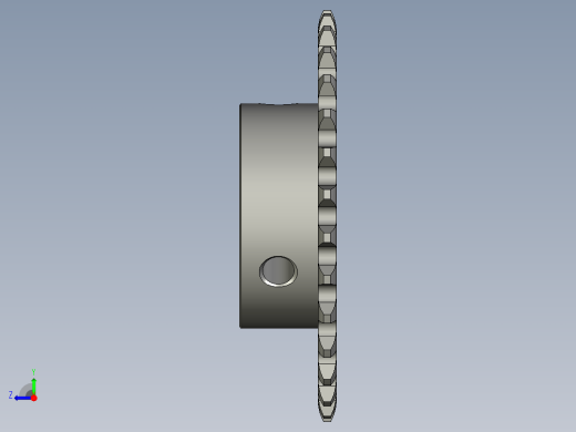 滚轮清洗机-25B-30齿-d15右视缩略图