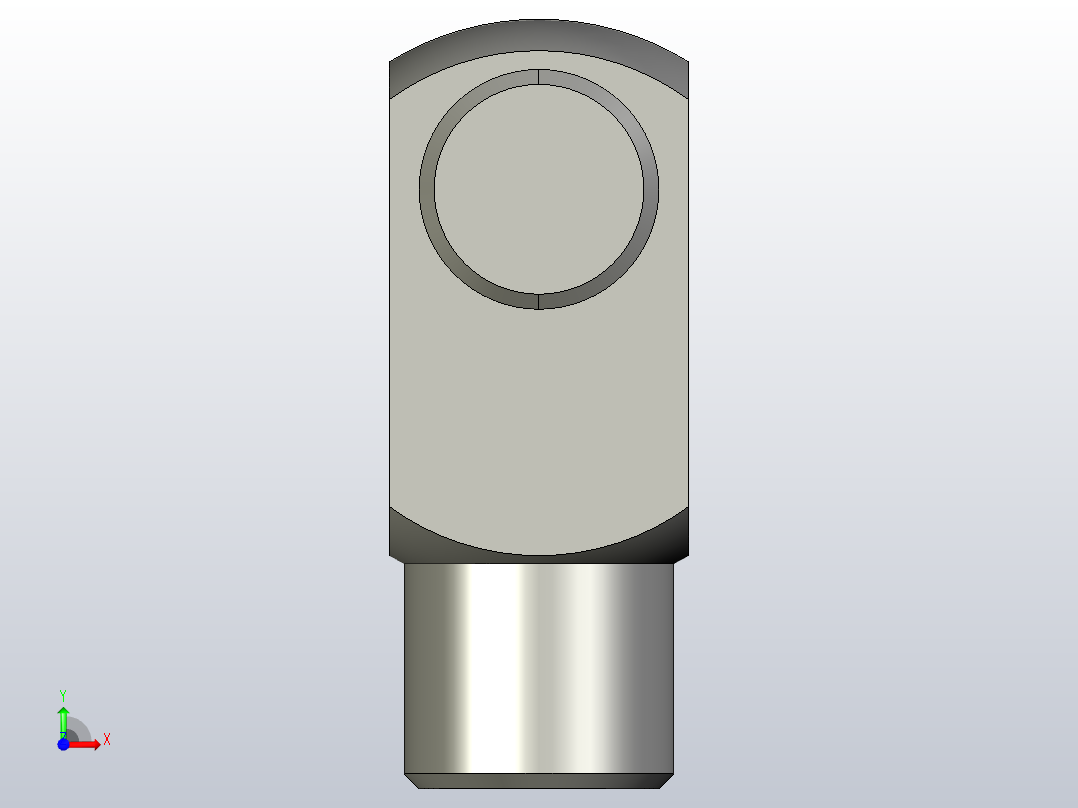 GN 751-ST 叉形接头[GN_751-5-10-M5-KL]前视图