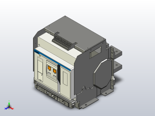 NXAF32N_H32 3P抽屉万能式断路器三维模型202202