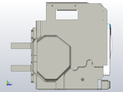 NXAF32N_H32 3P抽屉万能式断路器三维模型202202左视缩略图
