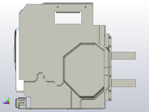 NXAF32N_H32 3P抽屉万能式断路器三维模型202202右视缩略图