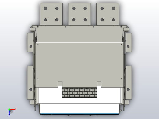 NXAF32N_H32 3P抽屉万能式断路器三维模型202202俯视缩略图