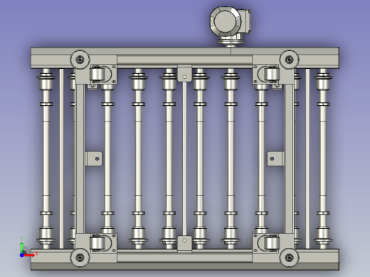 大众积放辊筒线-下料端前视缩略图