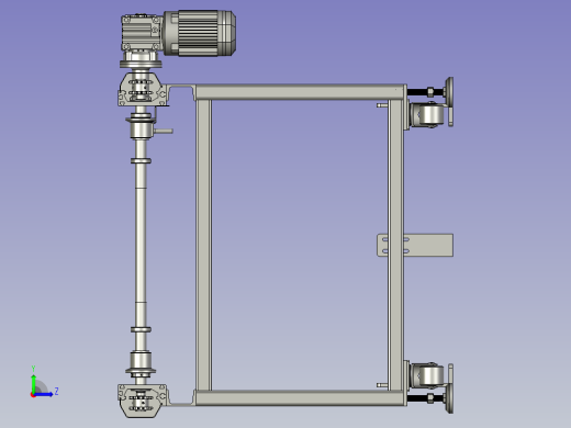 大众积放辊筒线-下料端左视缩略图