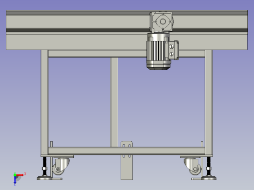 大众积放辊筒线-下料端俯视缩略图