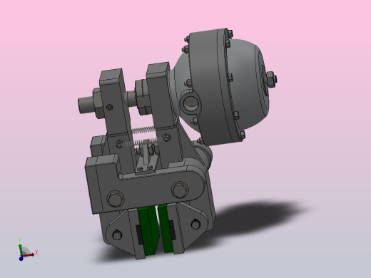 PDA气动盘式制动器_PDA5 300×12.7-153