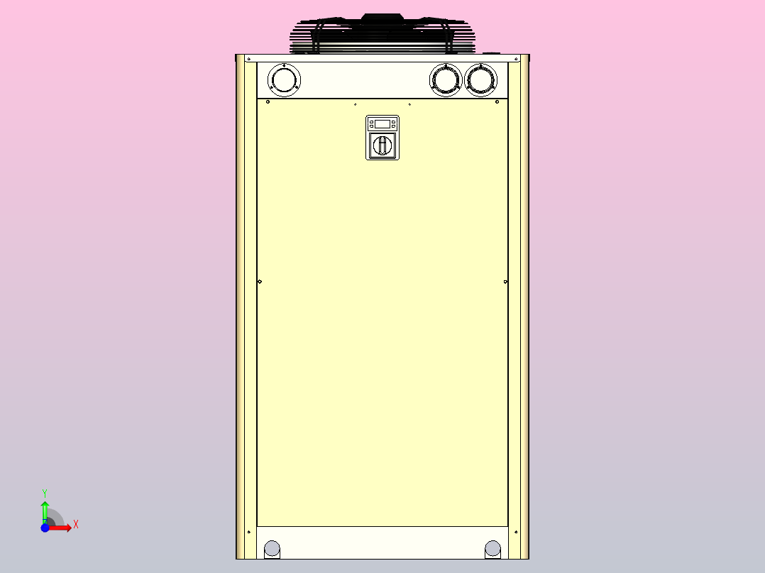 Parker Hiross ICEP020-024冷却器前视图