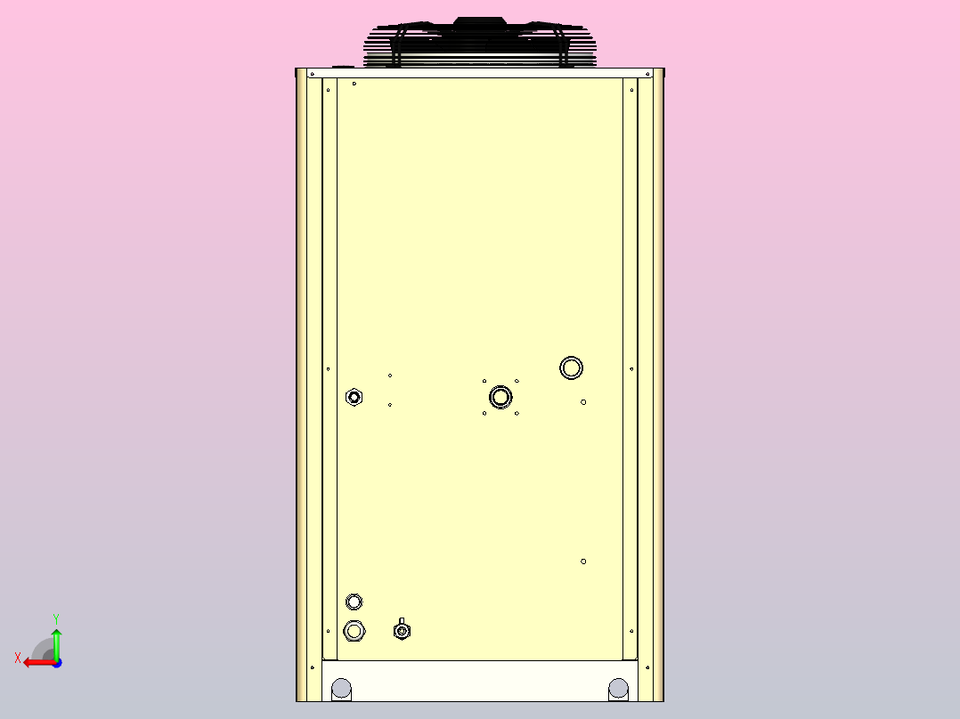 Parker Hiross ICEP020-024冷却器后视图