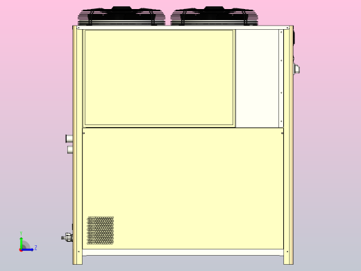 Parker Hiross ICEP020-024冷却器左视缩略图