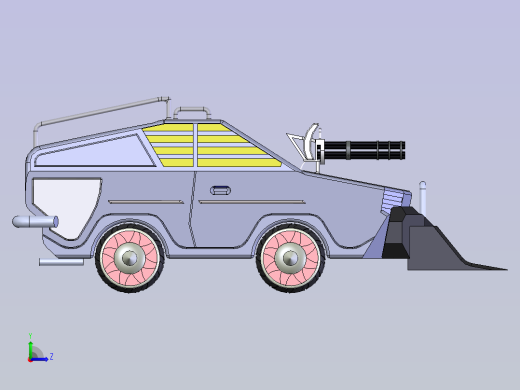 比赛战车左视缩略图