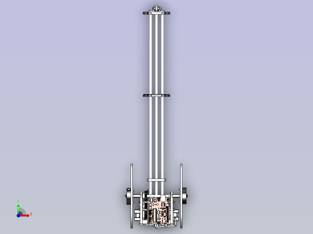 无碳小车(电控组)3D图纸前视图
