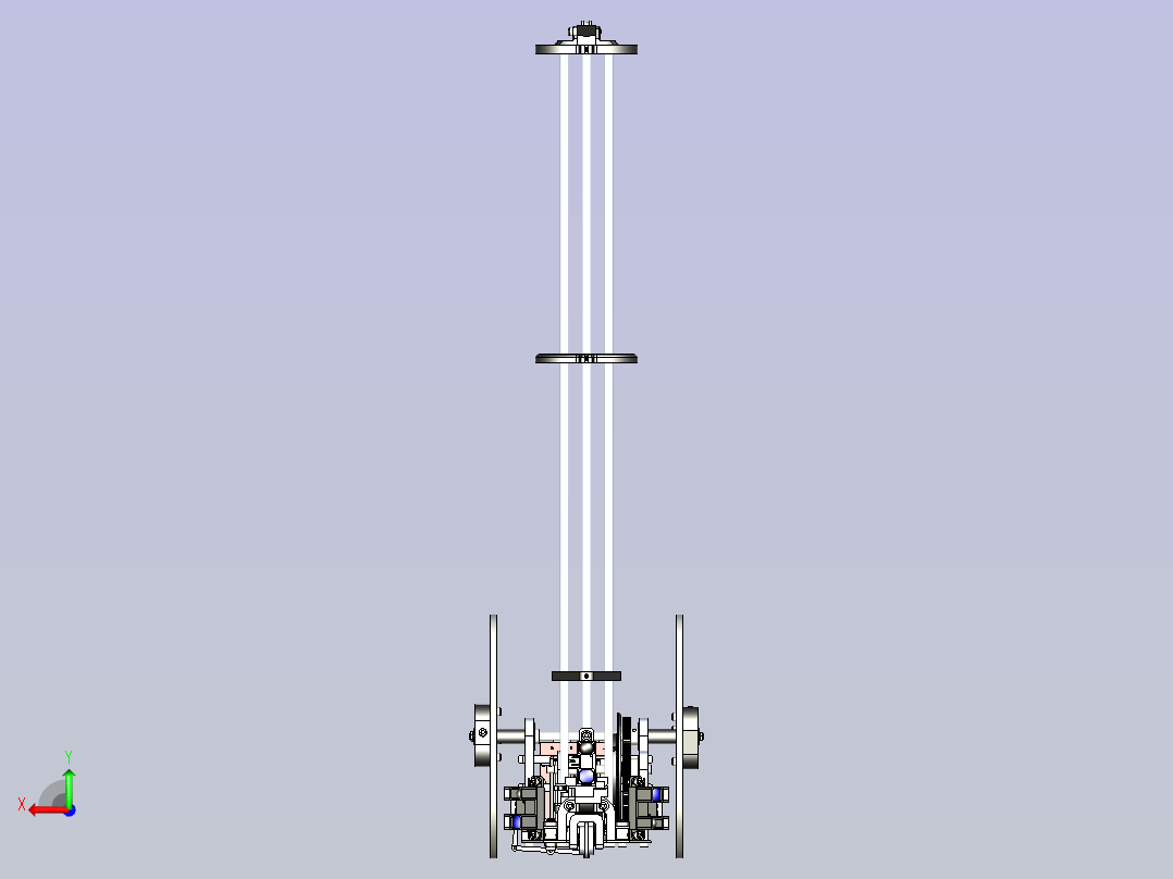无碳小车(电控组)3D图纸后视图