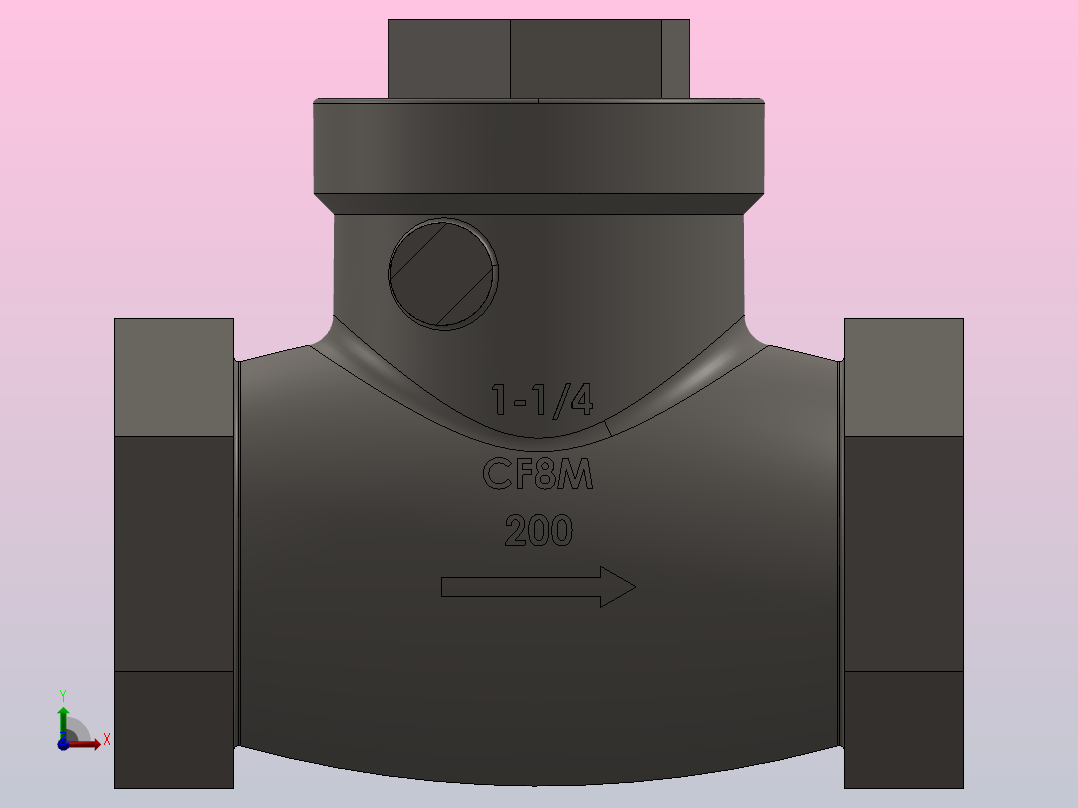 阀门、过滤器FNW-FNW16B200F前视图