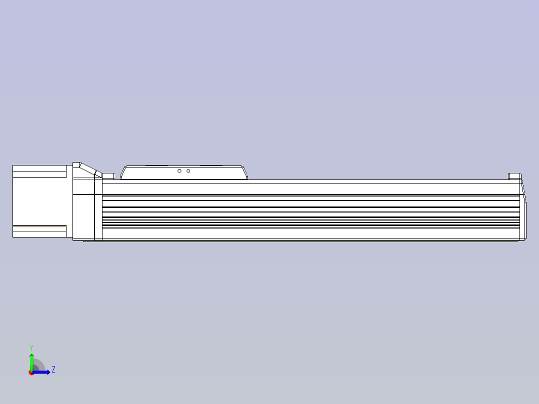 SMD65直连封闭式系列模组[SMD65-G-200L]左视图