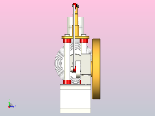 斯特林外燃发动机左视缩略图