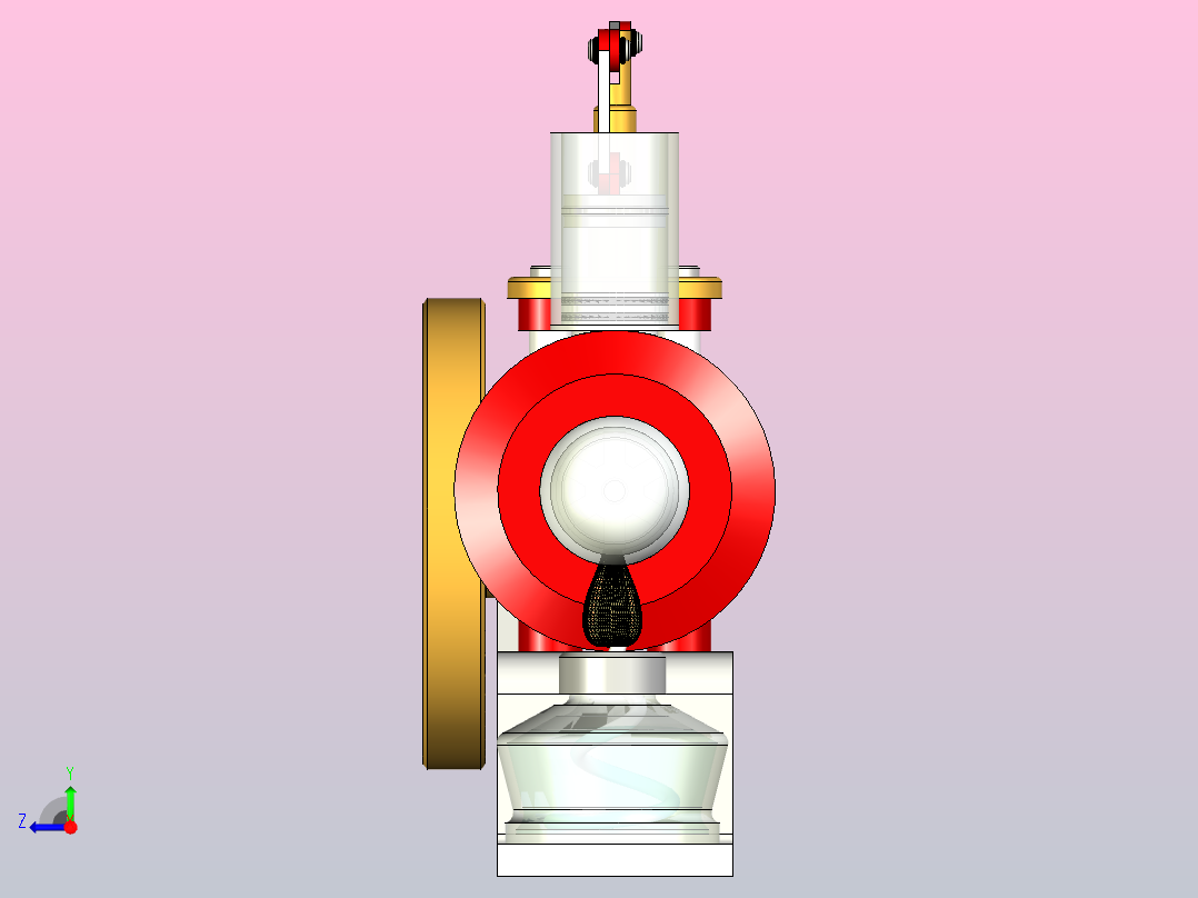 斯特林外燃发动机右视图