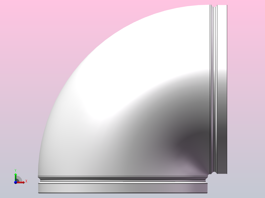 90°弯头[90°弯头325]前视图