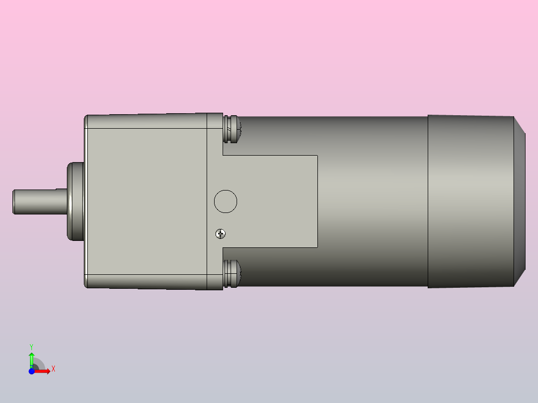 刹车电机6RK120GU-CM 6GU3K～200K前视图