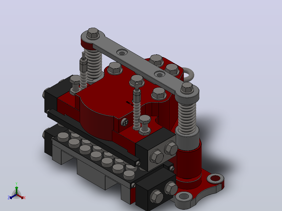 SBD64-F系列液压盘式制动器_SBD64-F-600×30-RL.WL.1主视图