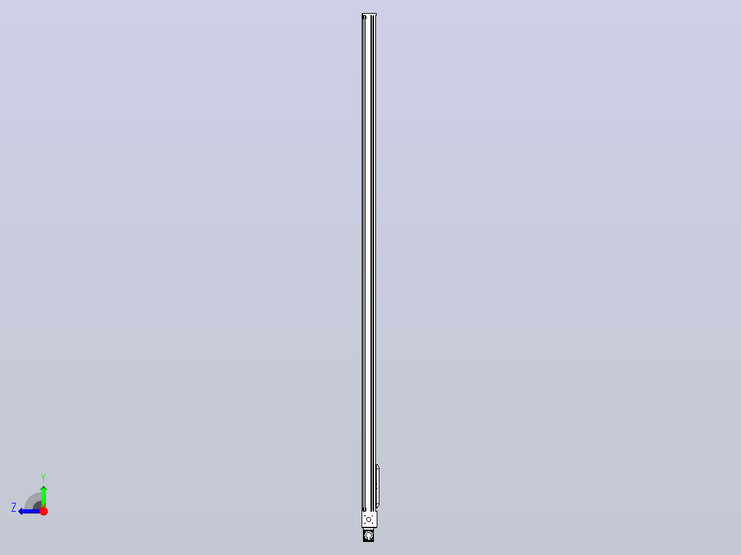 伺服电机集成皮带传动直线执行器TPA-OCB-140-256-L3650-MR-P75-N3右视图