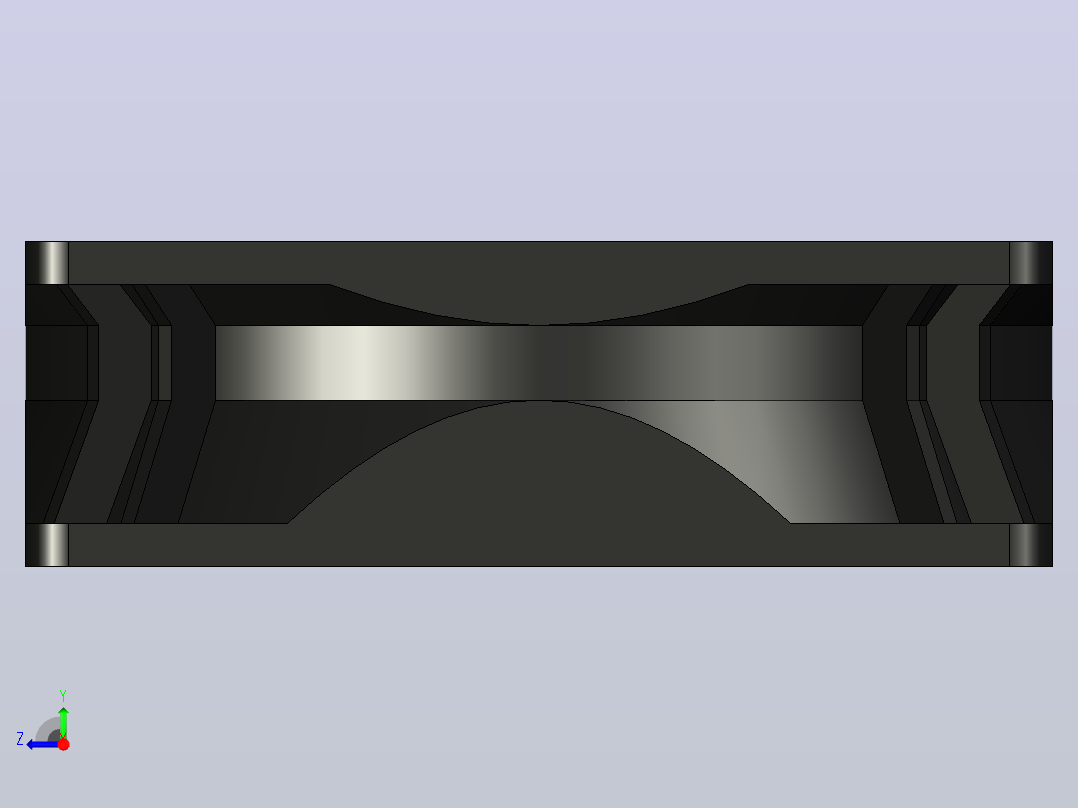 120x120x38mm 无刷轴流风扇右视图