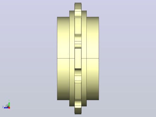 JS YS300-7-10T-R25-C1机加工主动轮右视缩略图