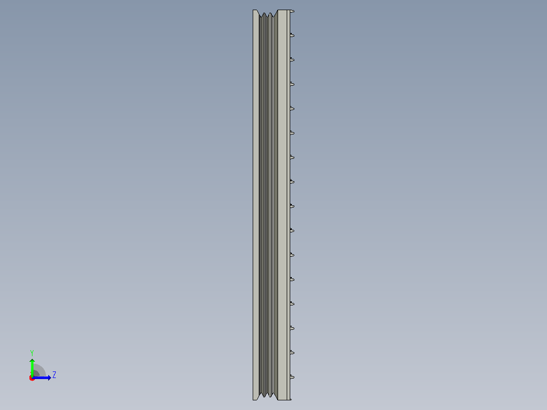 P10 SMD (16x32) LED 模块左视图