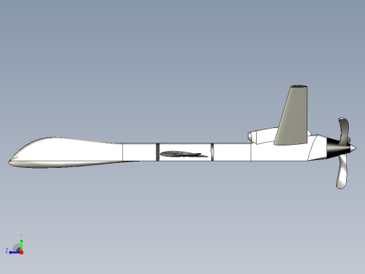 原子MQ-9收割机无人机右视缩略图