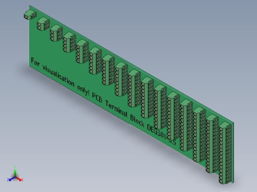 端子排PCB Terminal Block DEG381-3.5-PCB Terminal Block DEG381-3.5正等轴测缩略图