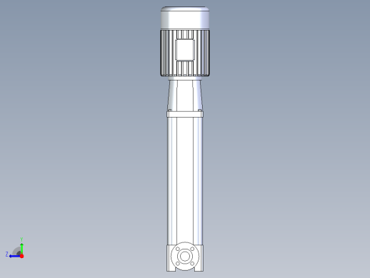CDL110-21多级离心泵右视缩略图
