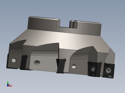 直径160特殊刀头3D数模图纸 Solidworks设计