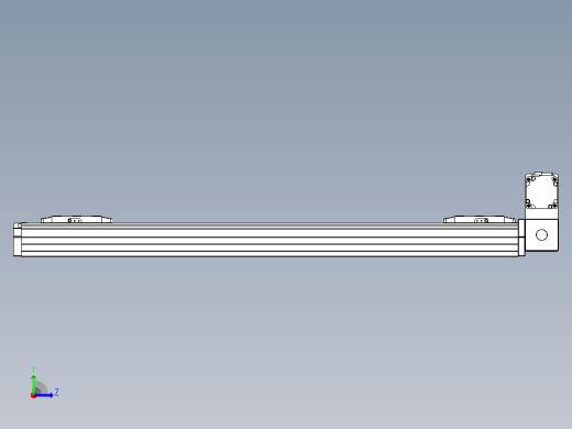 皮带直线轴双滑块型TPA-GCBS-80-P60-L300-RU-M20-N3左视缩略图