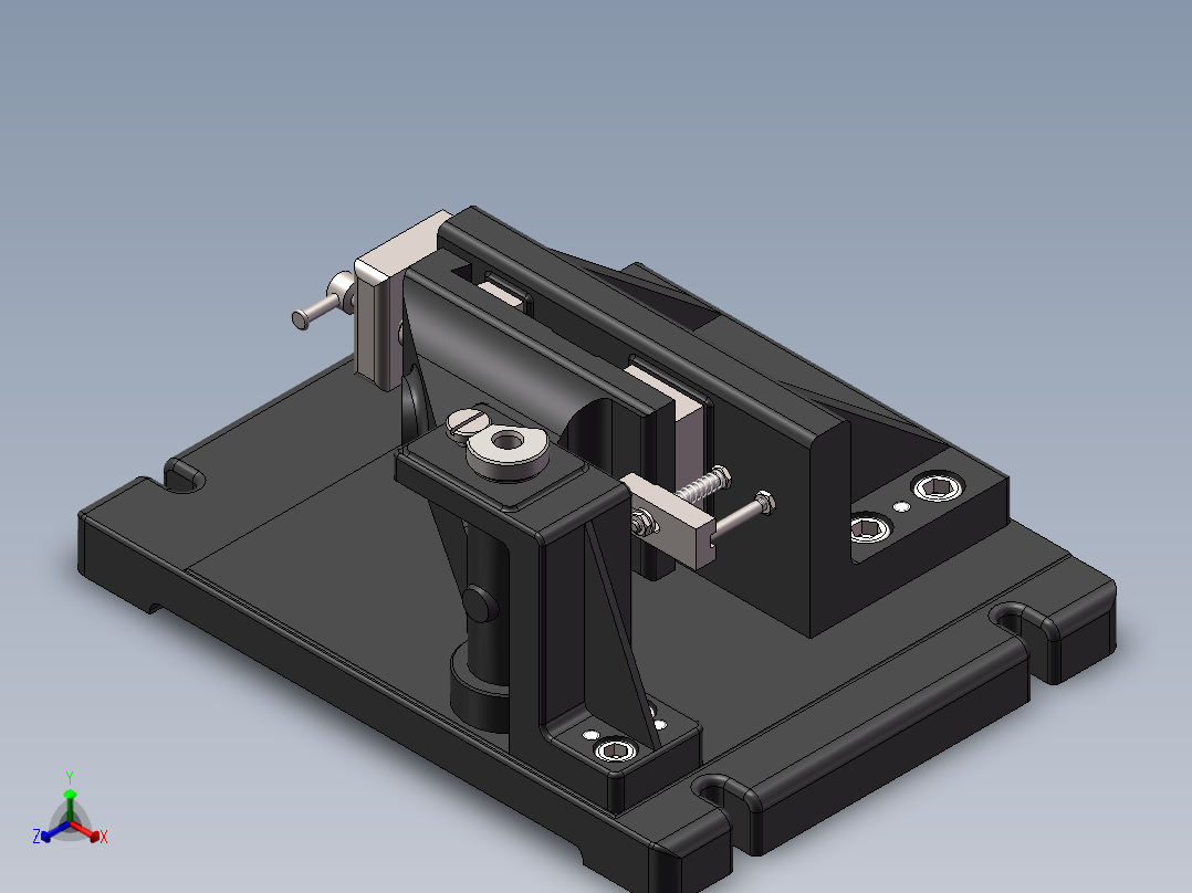 车床尾座体-钻φ17孔夹具