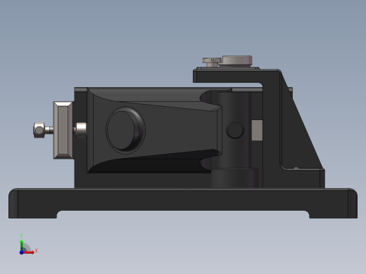 车床尾座体-钻φ17孔夹具前视缩略图