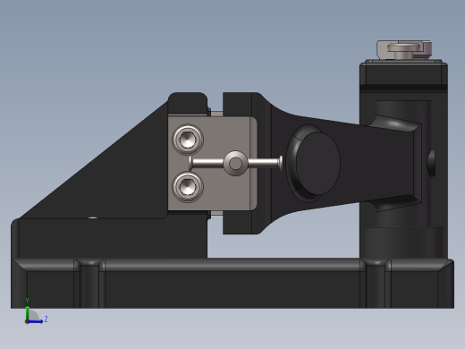 车床尾座体-钻φ17孔夹具左视缩略图