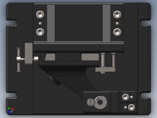 车床尾座体-钻φ17孔夹具俯视缩略图