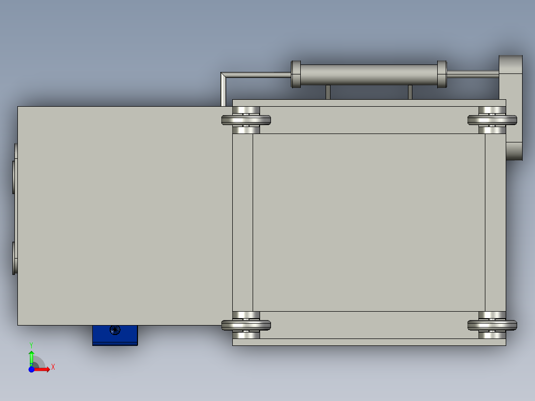 抹灰机设计（cad+pro+说明书）前视图
