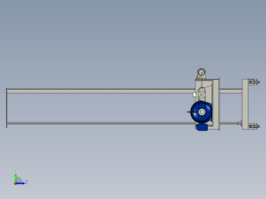 抹灰机设计（cad+pro+说明书）左视缩略图