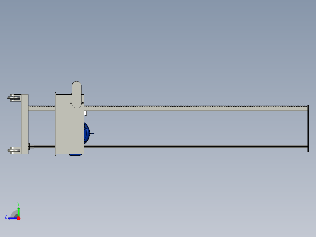 抹灰机设计（cad+pro+说明书）右视图