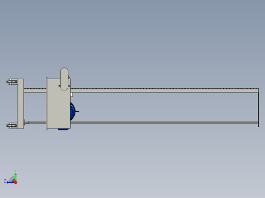 抹灰机设计（cad+pro+说明书）右视缩略图
