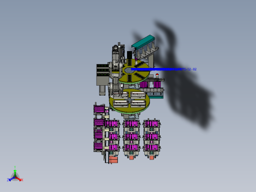FPC芯片检查设备正等轴测缩略图