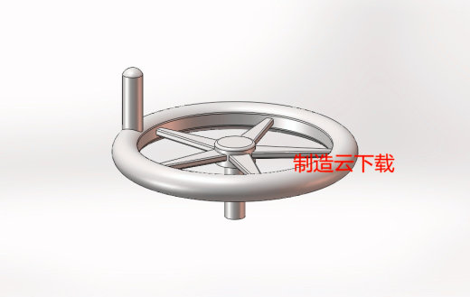 手摇轮3D模型缩略图
