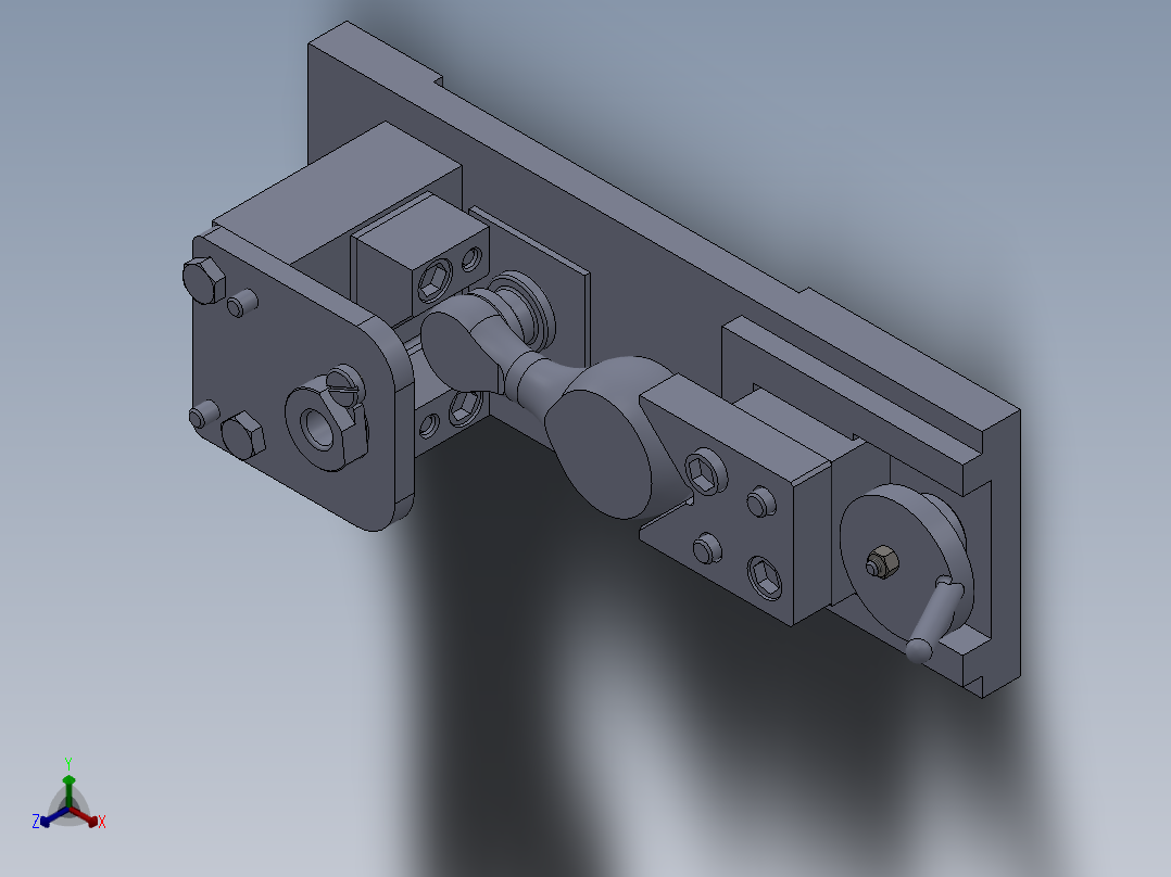 连杆2正等轴测图