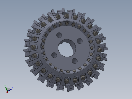 可转位盘铣刀052B