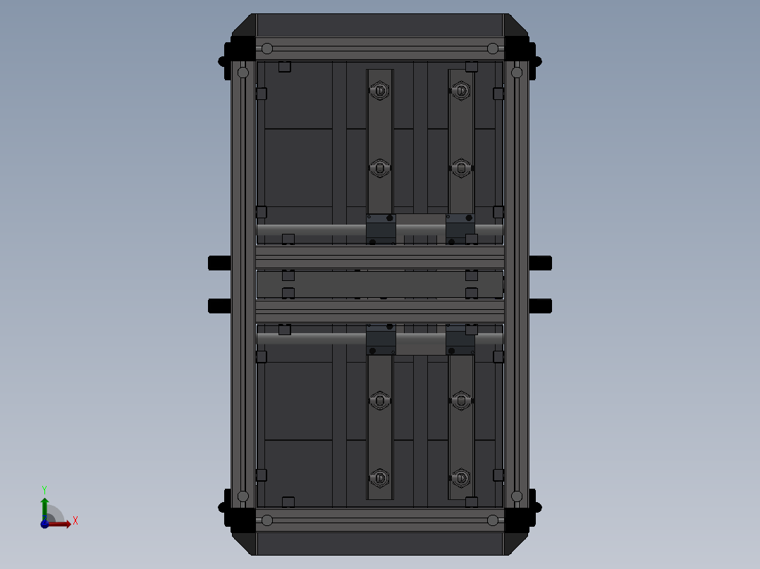 【F59】【STP】【转】某非标真空传输设备前视图