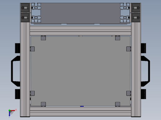 【F59】【STP】【转】某非标真空传输设备俯视缩略图